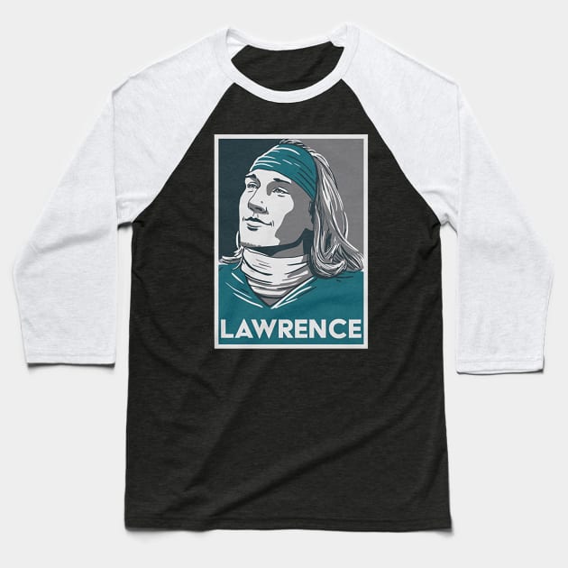 Trevor Lawrence Poster Baseball T-Shirt by Chunta_Design